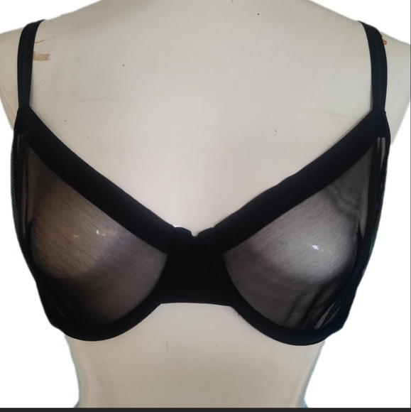 Auden Black Sheer Bra - Picture 1 of 4